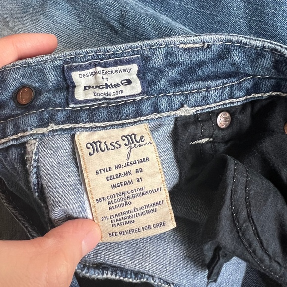 MISS ME Women's Medium Wash Boot Cut Denim Jeans ~ Ladies Size 30 - Picture 8 of 9
